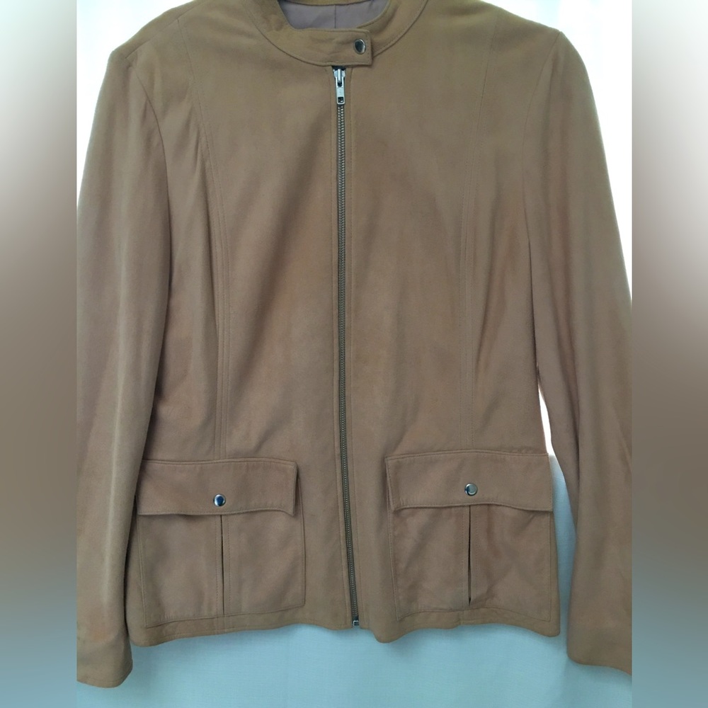 Calvin Klein suede jacket